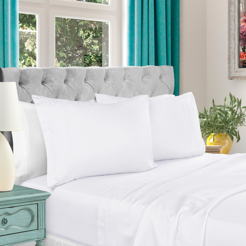 Blue Nile Mills Egyptian Cotton Sateen Sheet Set Wayfair